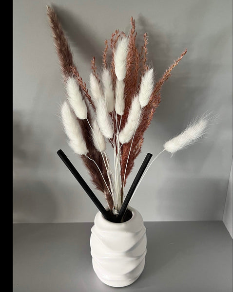 DANTE BLUSH PAMPAS GRASS & BUNNY TAILS REED DIFFUSER