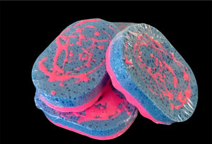 Bubblegum scented soap filled sponge
