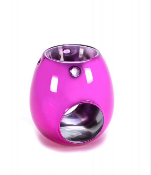 Pink Electroplated Tea-Light Wax Melt Burner