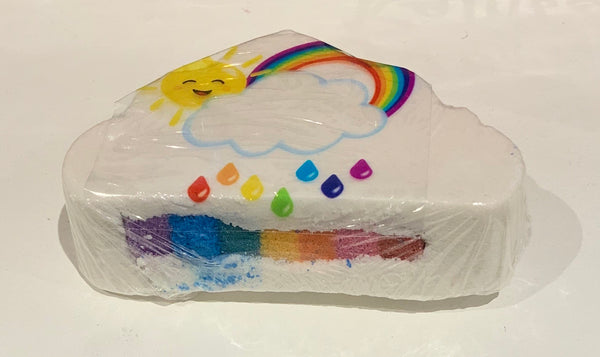Rainbow cloud Bath Bomb childrens Bath Fizzy